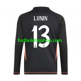 Real Madrid Andriy Lunin 13 Målmand Udebane trøje 2024-25 L/S